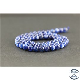 Perles en cyanite du Brésil - Rondes/6mm - Grade A+