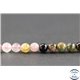 Perles en tourmaline de Madagascar - Rondes/6mm - Grade AB+