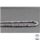 Perles en iolite de Madagascar - Rondes/4mm - Grade AB+