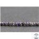 Perles en iolite de Madagascar - Rondes/4mm - Grade AB+