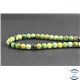 Perles en jaspe vert d'Australie - Rondes/6 mm - Grade AB