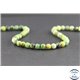 Perles en jaspe vert d'Australie - Rondes/6 mm - Grade AB