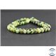 Perles en jaspe vert d'Australie - Rondes/6 mm - Grade AB