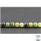 Perles en jaspe vert d'Australie - Rondes/6 mm - Grade AB