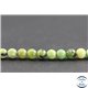 Perles en jaspe vert d'Australie - Rondes/6 mm - Grade AB