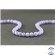 Perles en tanzanite de Tanzanie - Rondes/6 mm - Grade A