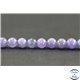 Perles en tanzanite de Tanzanie - Rondes/6 mm - Grade A