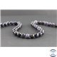 Perles en iolite de Madagascar - Rondes/8 mm - Grade A