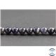 Perles en iolite de Madagascar - Rondes/8 mm - Grade A