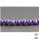 Perles en charoïte de Russie - Rondes/8mm - Grade AAA