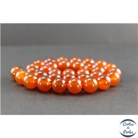 Perles en cornaline du Yémen - Rondes/12mm - Grade AA