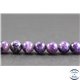 Perles en charoïte de Russie - Rondes/8mm - Grade AA