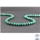 Perles en malachite du Congo - Rondes/6mm - Grade AA