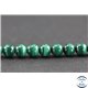 Perles en malachite du Congo - Rondes/6mm - Grade AA