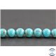 Perles en turquoise HuBei - Rondes/8.5mm - Grade AB