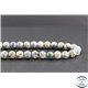 Perles en jaspe K2 du Pakistan - Rondes/8mm - Grade AB