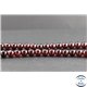Perles en grenat du Brésil - Rondes/8mm - Grade AA