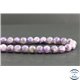 Perles en charoïte de Russie light - Rondes/8 mm - Grade AB