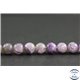 Perles en charoïte de Russie light - Rondes/8 mm - Grade AB