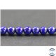 Perles en lapis lazuli d'Afghanistan - Rondes/6 mm - Grade A