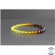 Bracelet de perles en ambre de la Baltique avec dégradé - Rondes/6.5mm - Grade A