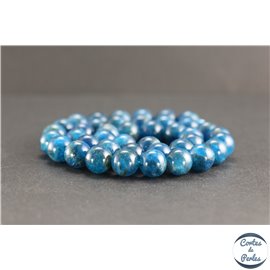 Perles en apatite de Madagascar - Rondes/10mm - Grade AA