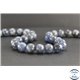 Perles en apatite grise de Madagascar - Rondes/12mm - Grade AB