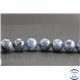 Perles en apatite grise de Madagascar - Rondes/12mm - Grade AB