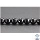 Perles facettées en tourmaline noire de Madagascar - Rondes/10mm - Grade AB
