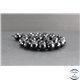 Perles facettées en tourmaline noire de Madagascar - Rondes/12mm - Grade AB