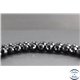 Perles facettées en tourmaline noire de Madagascar - Rondes/12mm - Grade AB