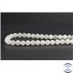 Perles en pierre de Lune opalescente du Sri Lanka - Rondes/6 mm - Grade AB