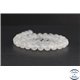 Perles en pierre de Lune arc en ciel du Sri Lanka - Rondes/8 mm - Grade AB