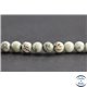 Perles en jaspe dendritique - Rondes/6mm
