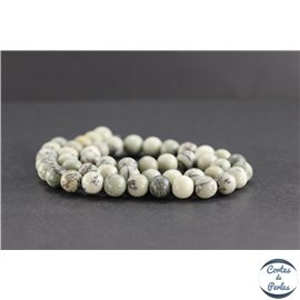 Perles en jaspe dendritique - Rondes/8mm
