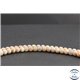 Perles dépolies en pierre du Soleil - Rondes/6mm