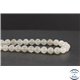 Perles en pierre de Lune opalescente d'Inde - Rondes/8 mm - Grade AA