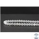 Perles en sélénite de Russie - Rondes/6mm - Grade A