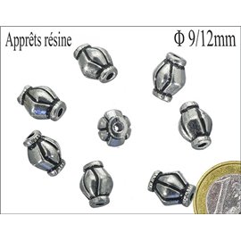 Apprêts en Résine - 9 mm - Argenté