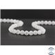 Perles en sélénite de Russie - Rondes/8mm - Grade A
