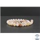 Perles en agate fleur de cerisier - Rondes/8mm - Grade AA