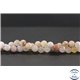 Perles en agate fleur de cerisier - Rondes/8mm - Grade AA