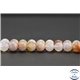 Perles en agate fleur de cerisier - Rondes/8mm - Grade AA