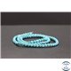 Perles en howlite turquoise - Rondes/4mm