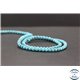 Perles en howlite turquoise - Rondes/4mm