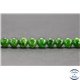 Perles en diopside de Russie - Rondes/6mm - Grade A+