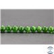 Perles en diopside de Russie - Rondes/6mm - Grade A+