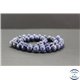 Perles en dumortiérite d'Afrique du Sud - Rondes/8mm - Grade AA