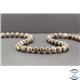 Perles en agate rainforest - Rondes/8mm - Grade A