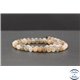 Perles en pierre de Soleil grise - Rondes/6mm - Grade A+
